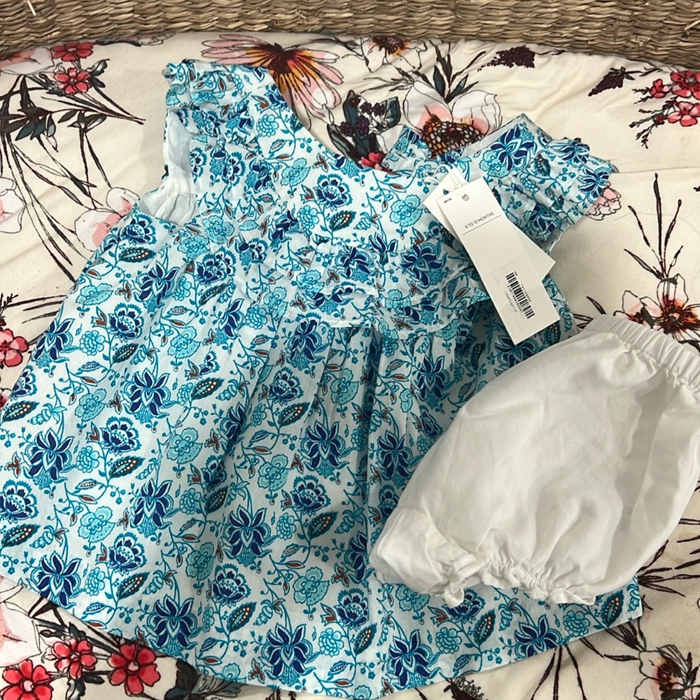 Janie and Jack dress size 6 to 12 months